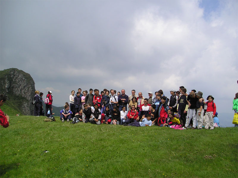 Charity sponsored walk in the Balkan mountain, 2005